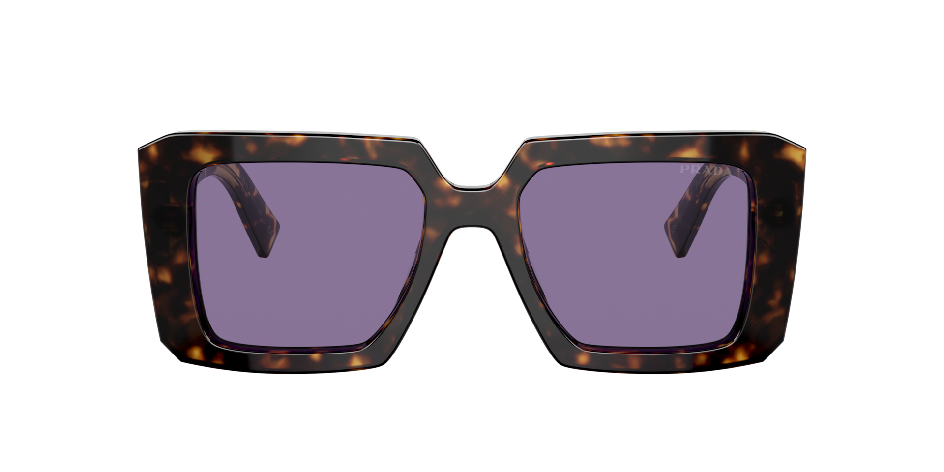 Prada PR 23YS XS (51 - 19) with Violet lenses and Tortoise frame