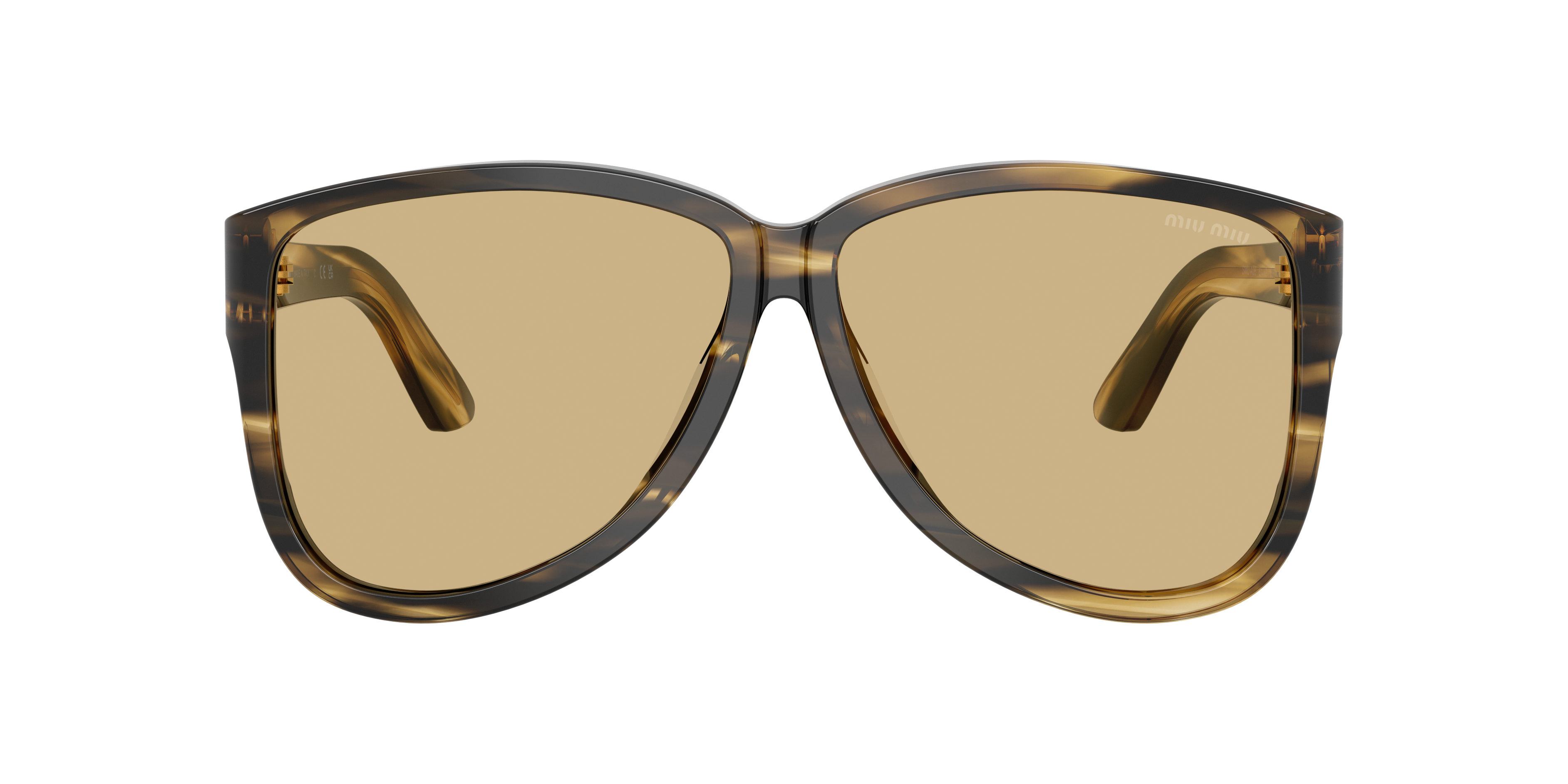 Miu Miu MU A08S M (61 - 12) with Yellow lenses and Tortoise frame