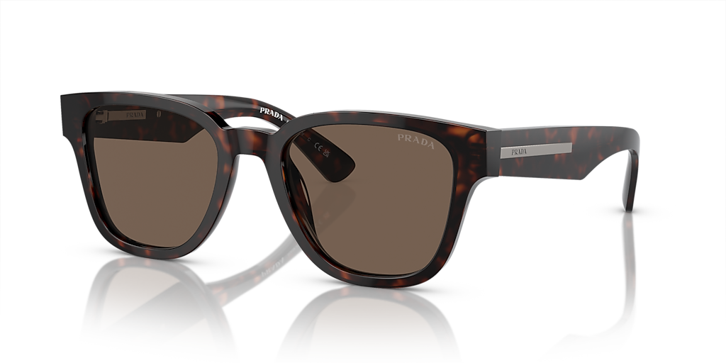 Prada PR A04S M (52 - 20) with Brown lenses and Tortoise frame