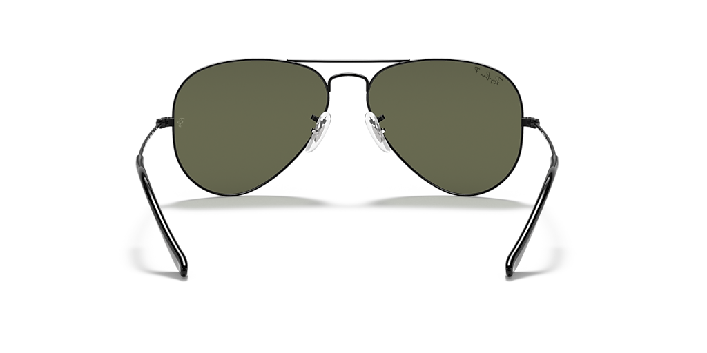 Ray-Ban Aviator Classic XXL (62 - 14) with Green lenses and Black