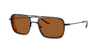Emporio Armani EA2173 XL (59 - 16) with Grey lenses and Gold frame