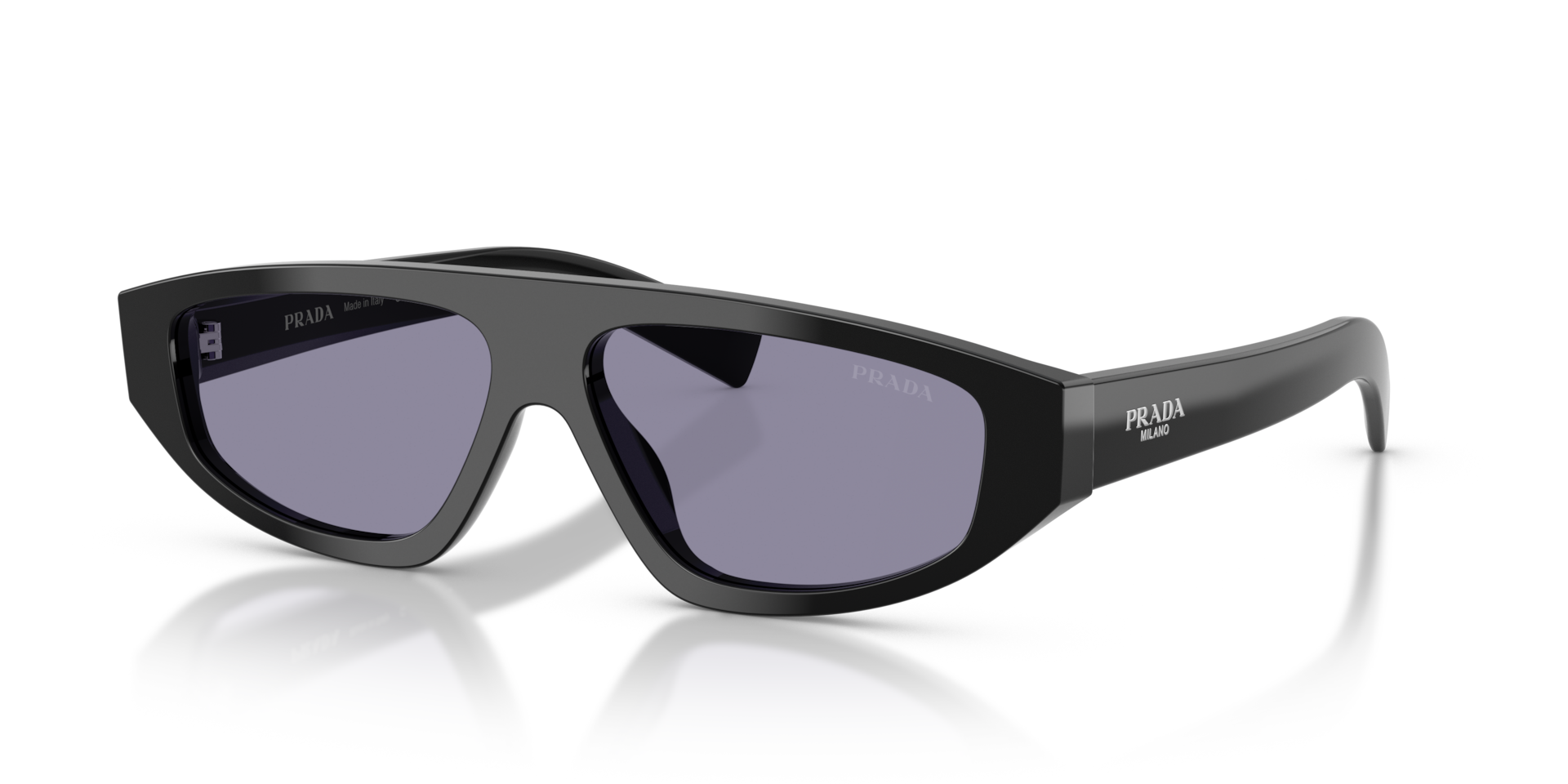 Prada PR C02SF M (58 - 12) with Violet lenses and Black frame