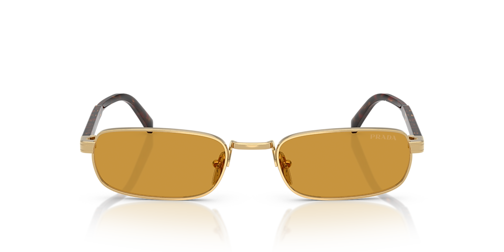 Prada PR B54S M (54 - 20) with Brown lenses and Gold frame  display picture 1