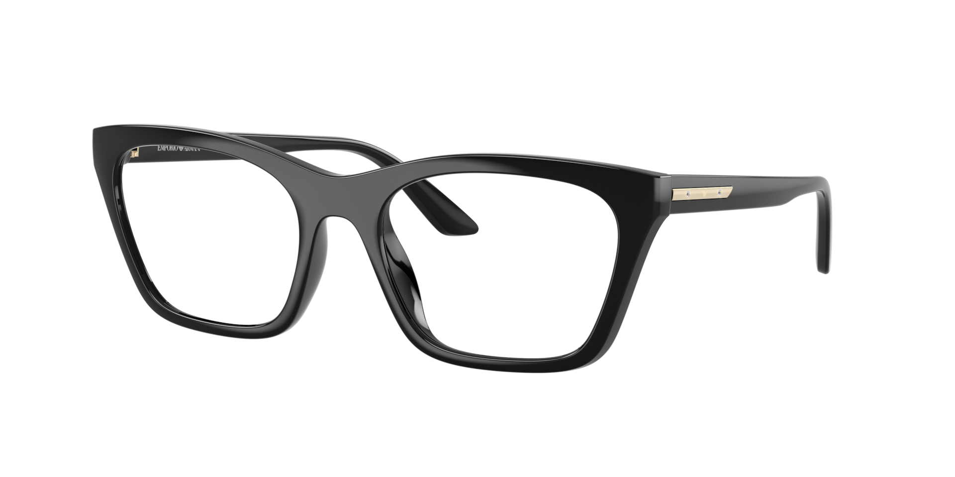 Emporio Armani Woman Sunglass EA4274BU -  Frame color: Shiny Black, Lens color: Clear