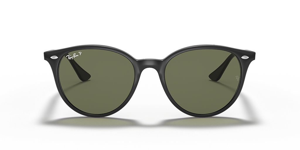 Ray-Ban RB4305 L (53 - 19) with Green lenses and Black frame