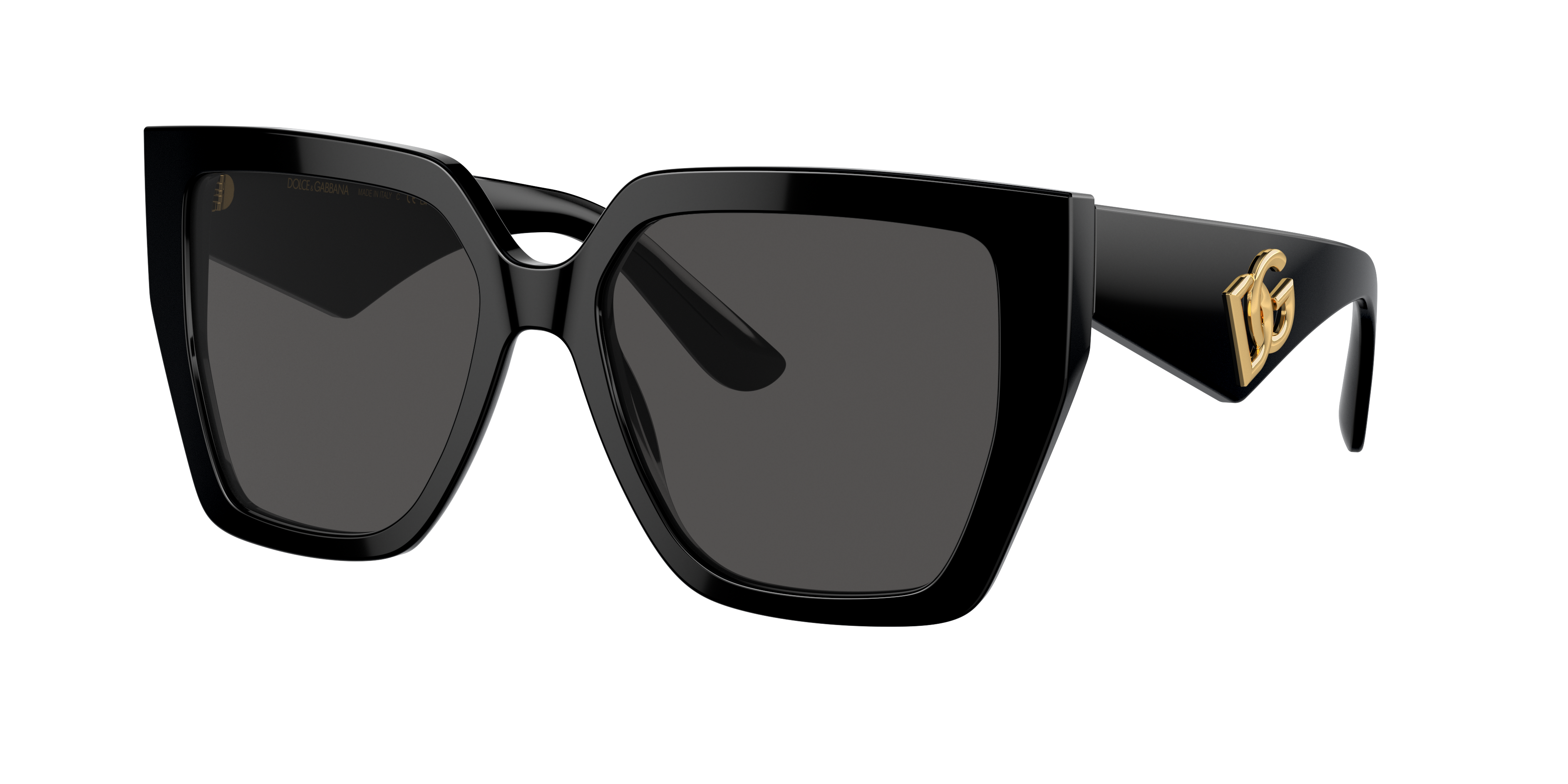 Dolce&Gabbana Woman Sunglass DG4438 -  Frame color: Black, Lens color: Dark Grey
