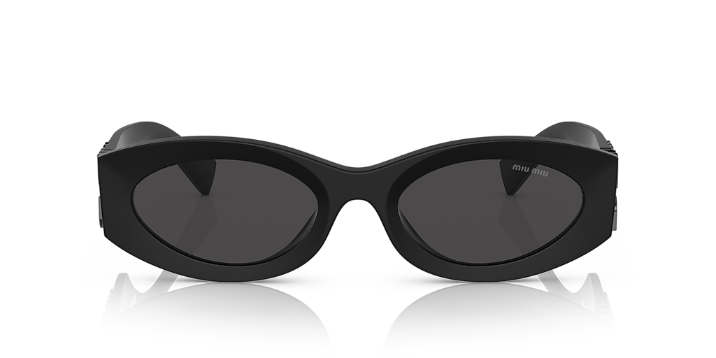 Miu Miu MU 11WS XL (54 - 21) com Lentes Cinza e Armação Preto