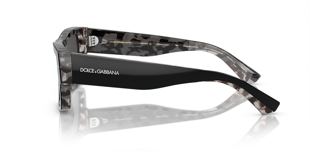 Dolce&Gabbana DG4451 S (55 - 15) com Lentes Cinza e Armação Preto
