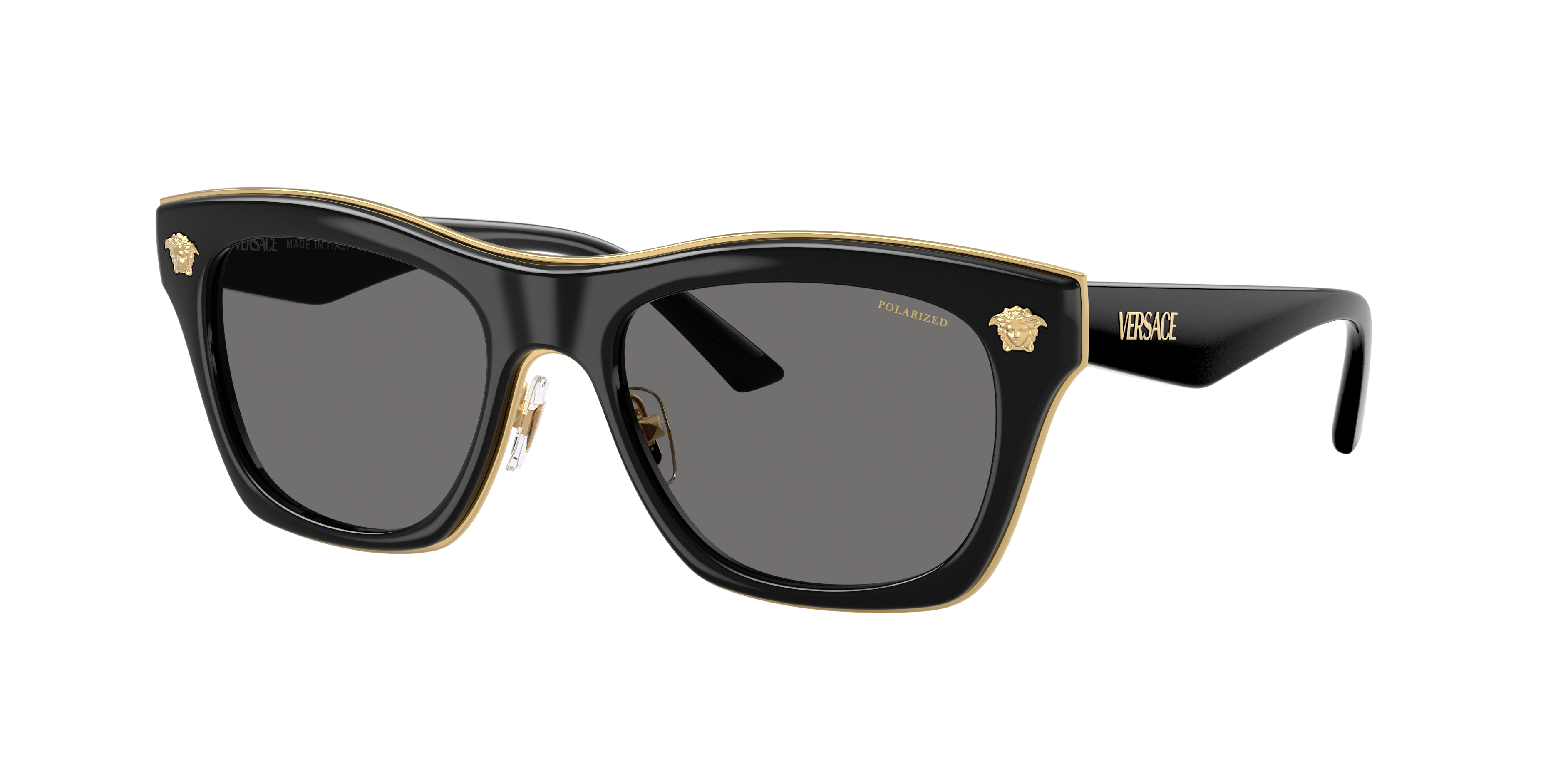 Versace VE2272 M (53 - 18) with Grey lenses and Black frame