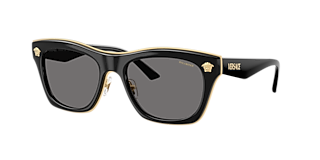 Versace VK2003 XL (50 - 13) with Pink lenses and Gold frame