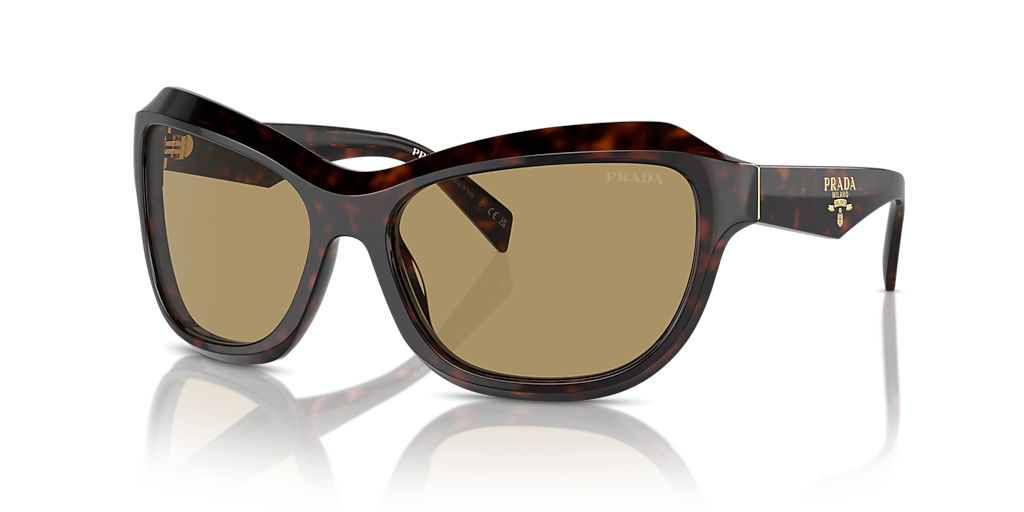 Prada PR A27S L (62 - 17) with Green lenses and Tortoise frame