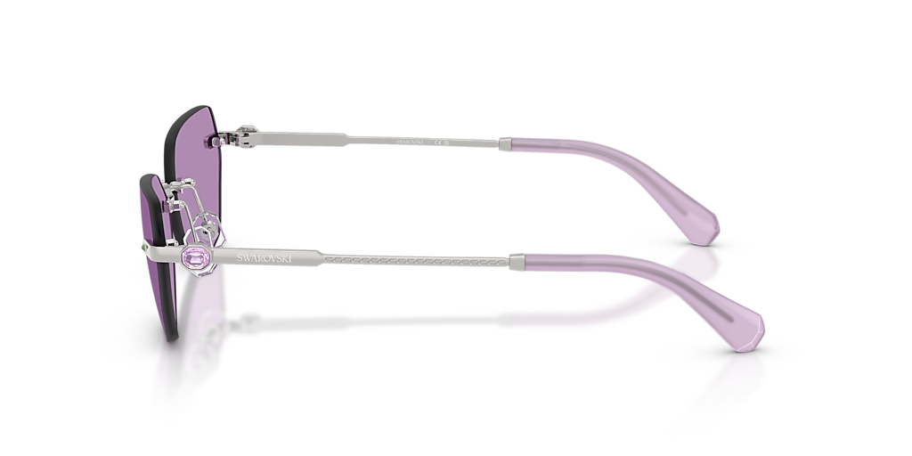 Swarovski SK7038 L (58 - 16) with Violet lenses and Silver frame