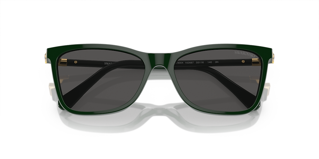 Swarovski SK6004 M (55 - 16) with Grey lenses and Green frame