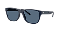 Emporio Armani EA4243 XL (56 - 18) with Blue lenses and Blue frame