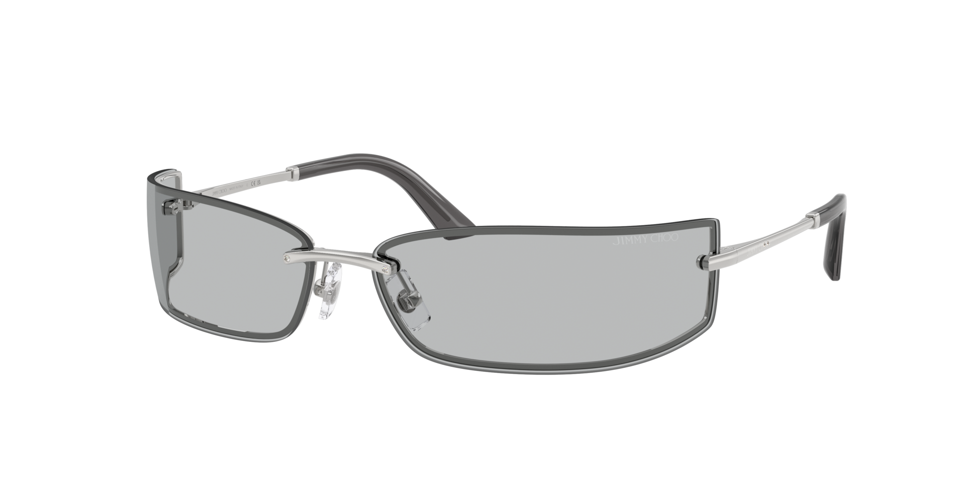 Jimmy Choo Woman Sunglass JC4024B - Frame color: Silver, Lens color: Light Grey