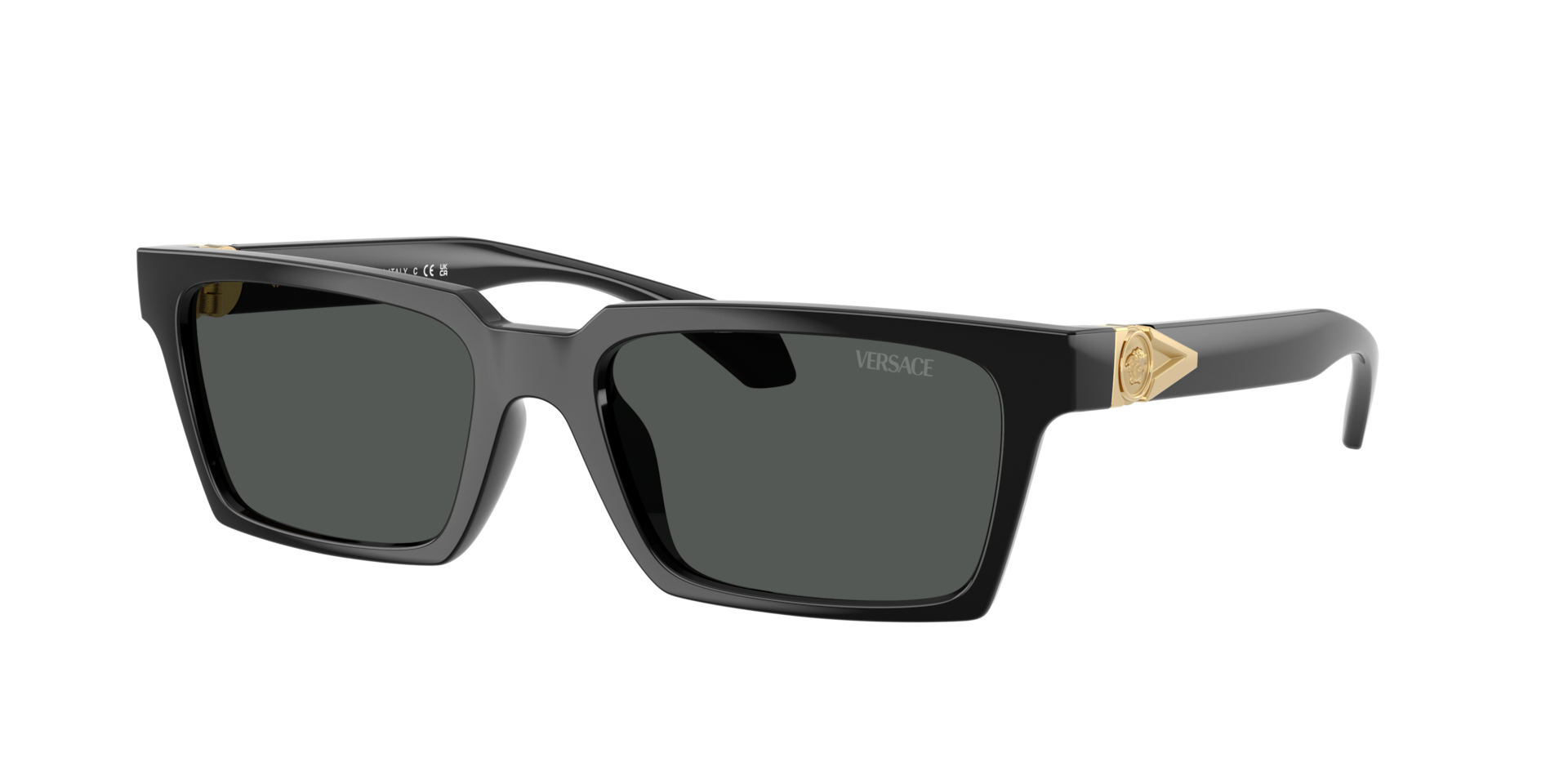 現行　ヴェルサーチ サングラス MOD 4490-U ブラック メデューサ Versace VE4490U L (55 - 18) with Grey lenses and Black frame