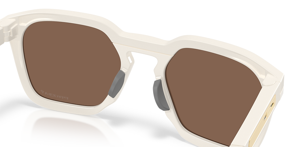 Oakley HSTN SQ L (54 - 21) with Gold lenses and White frame
