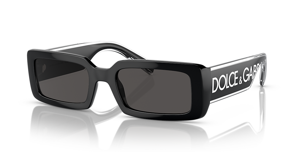 Dolce&Gabbana DG6187 M (53 - 20) with Grey lenses and Black frame