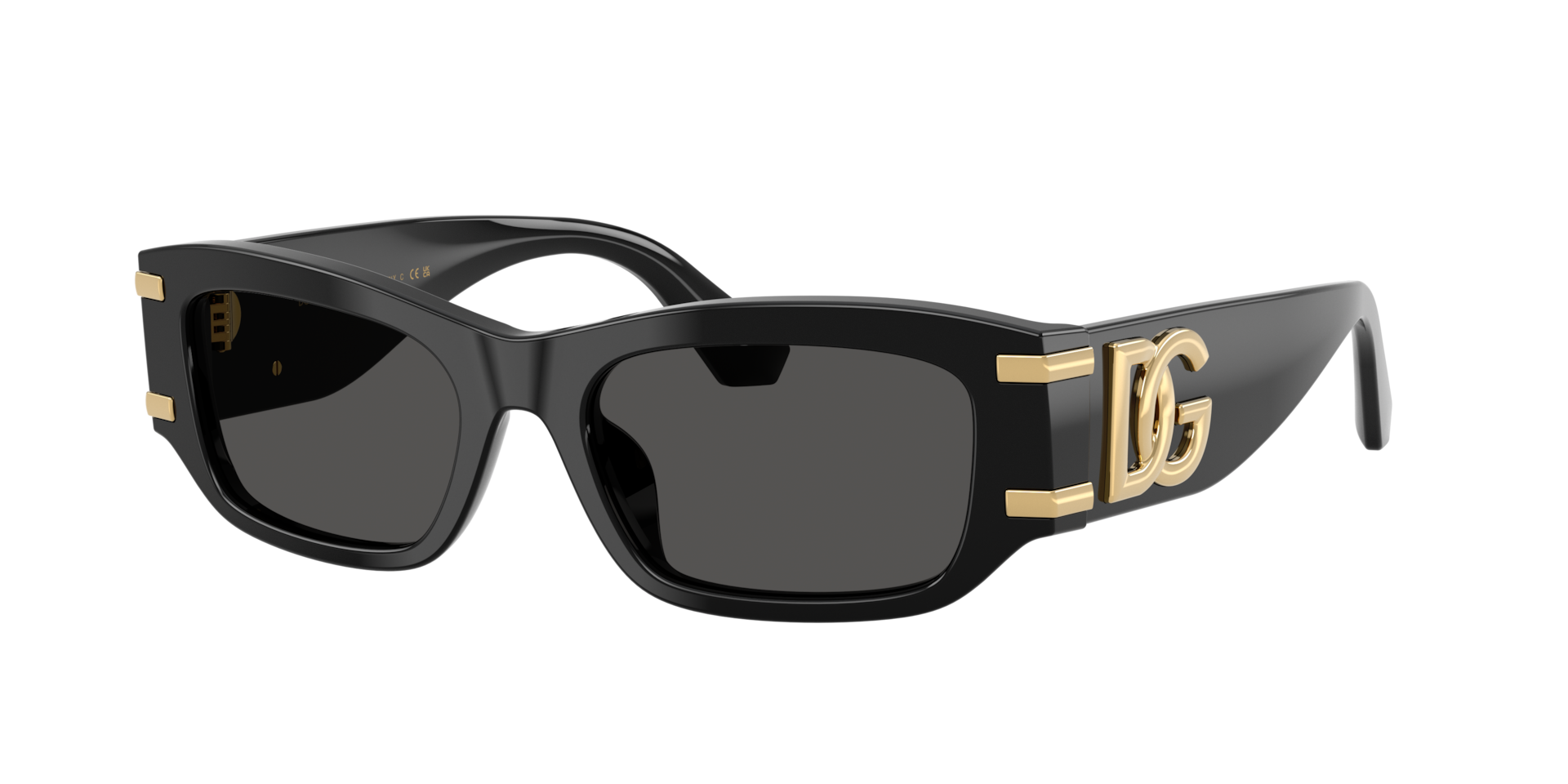 Dolce&Gabbana Frau Sunglass DG4564 - Rahmenfarbe: Schwarz, Linsenfarbe: Dunkelgrau