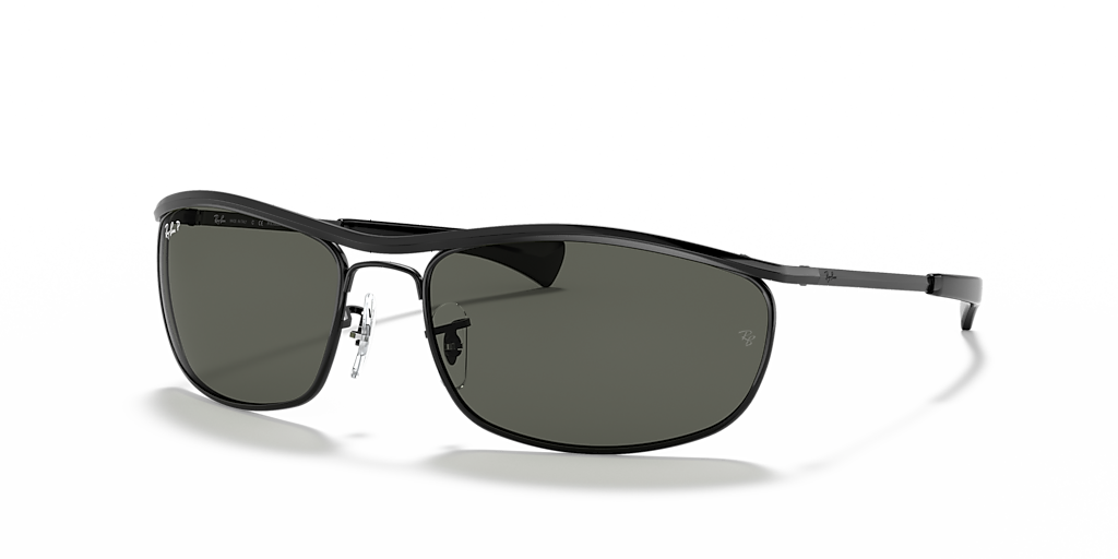 Ray-Ban Olympian I Deluxe L (62 - 18) with Green lenses and Black