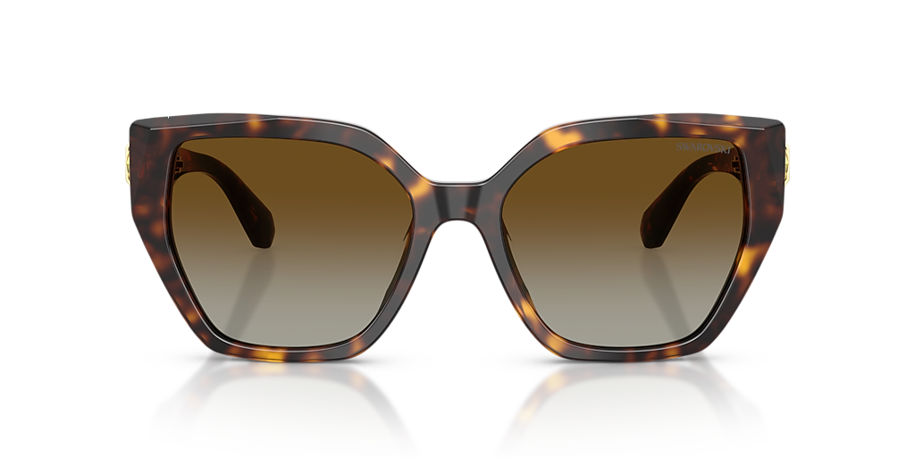 Swarovski SK6044U M (56 - 18) with Brown lenses and Tortoise frame