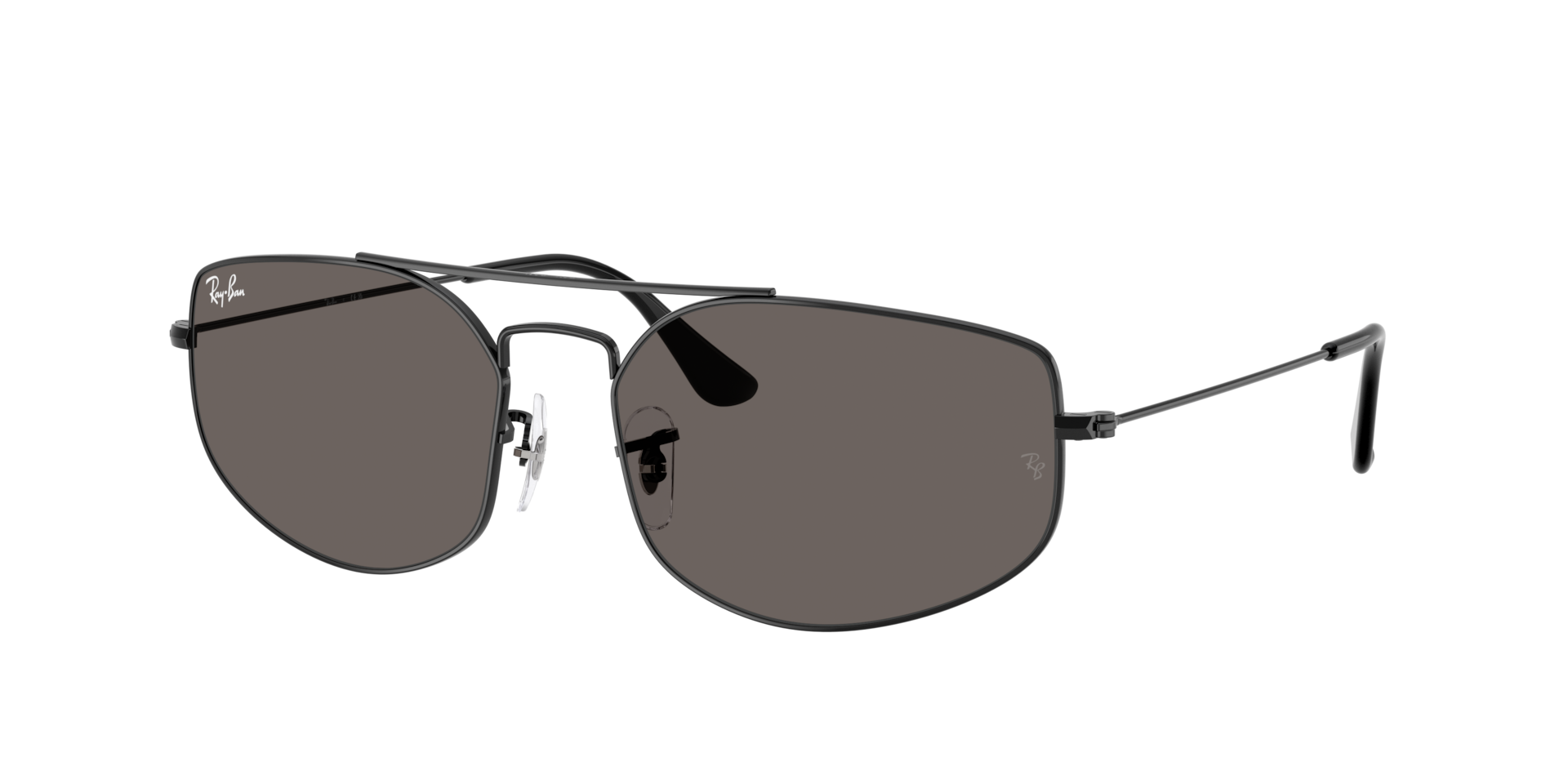 Ray-Ban Unisex Sunglass Explorer V -  Frame color: Black, Lens color: Dark Grey