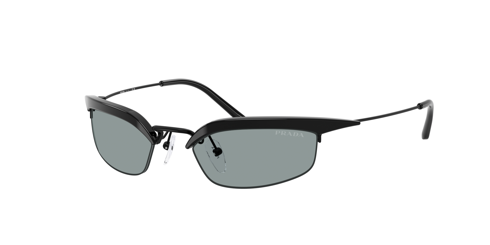 PRADA SPR50T 54□23 1AB-0A7 147 2N サングラス Prada PR B50S XS (52 - 19) with Grey lenses and Black frame