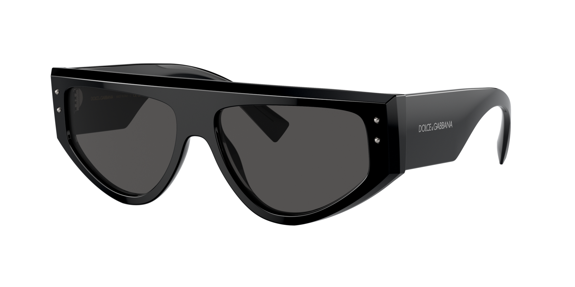 DolceGabbana Homme Sunglass DG4461 - Couleur du Monture Noir Couleur de Lentille Gris fonc 199 €