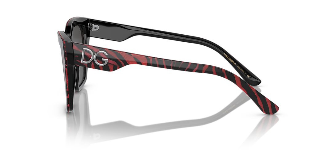 Dolce&Gabbana DG4384 L (53 - 20) with Grey lenses and Red frame