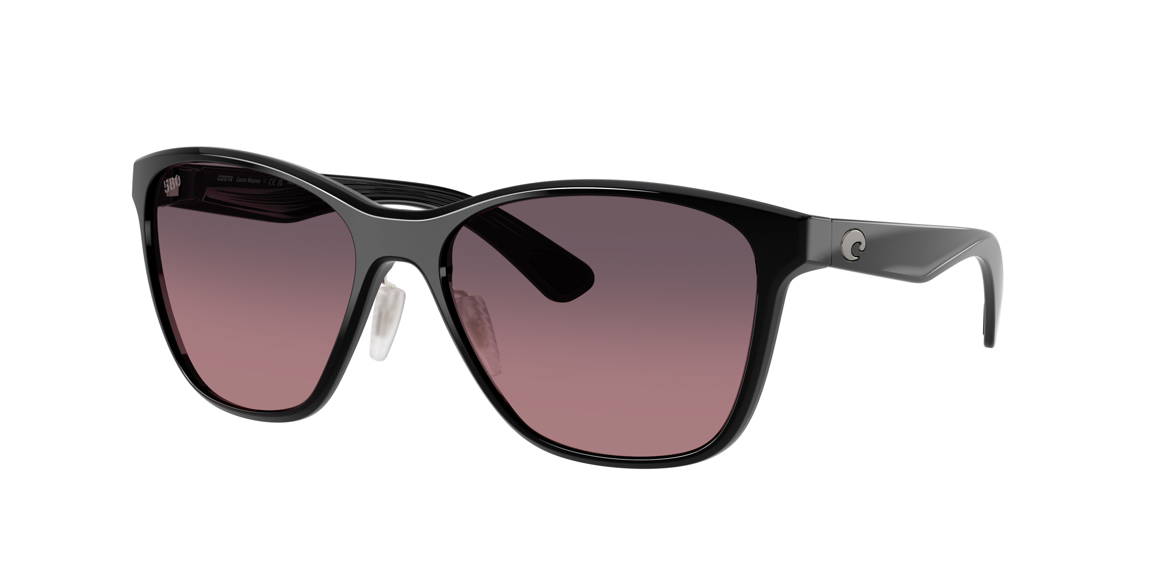 Costa Woman Sunglass Luna Nueva -  Frame color: Black, Lens color: Rose Gradient