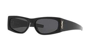 Saint Laurent SL 557 Shade XL (53 - 20) with Black lenses and