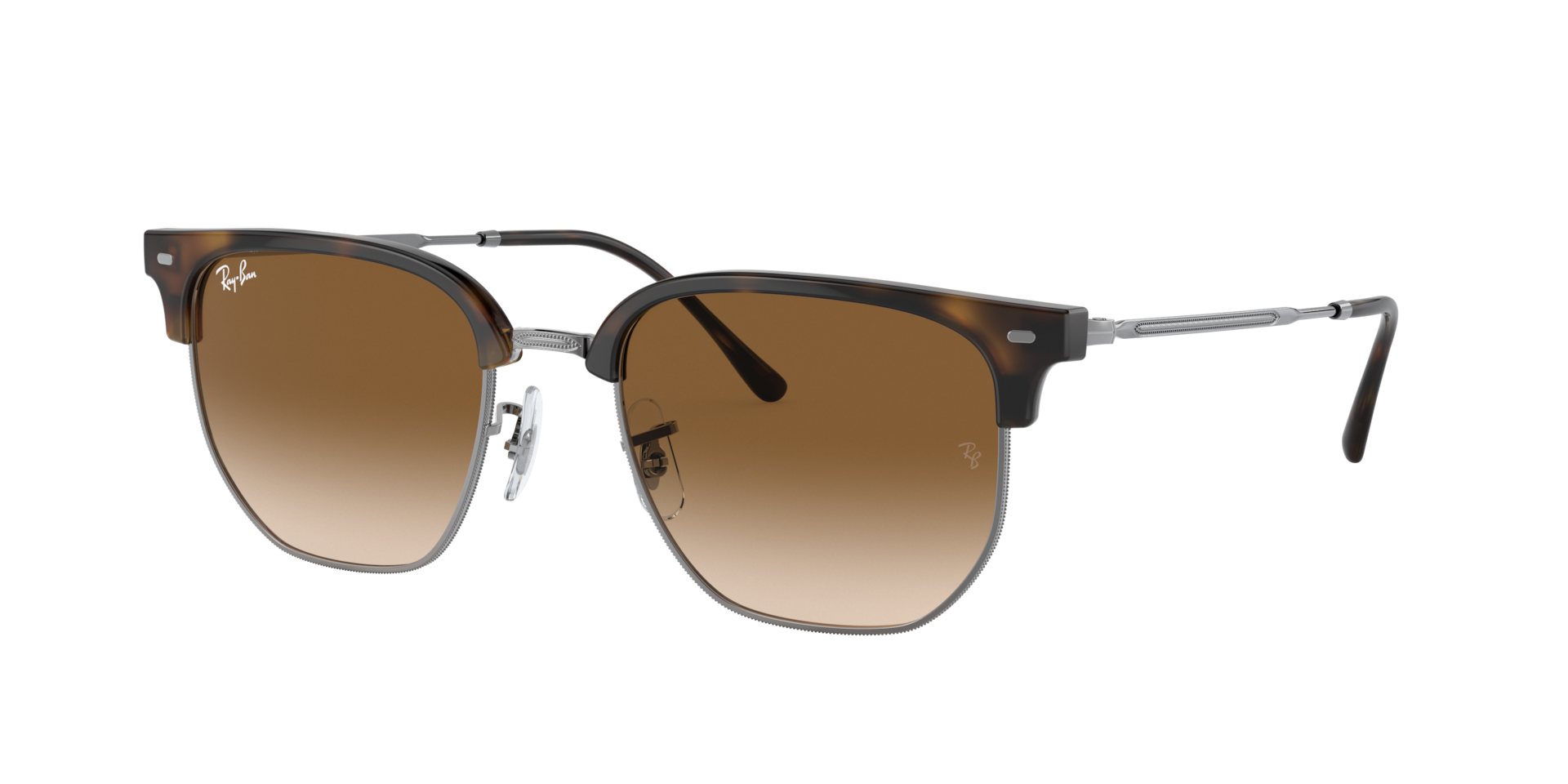 Ray-Ban New Clubmaster L (51 - 20) with Brown lenses and Tortoise