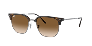 Ray-Ban Erika Metal M (54 - 19) with Grey lenses and Black frame