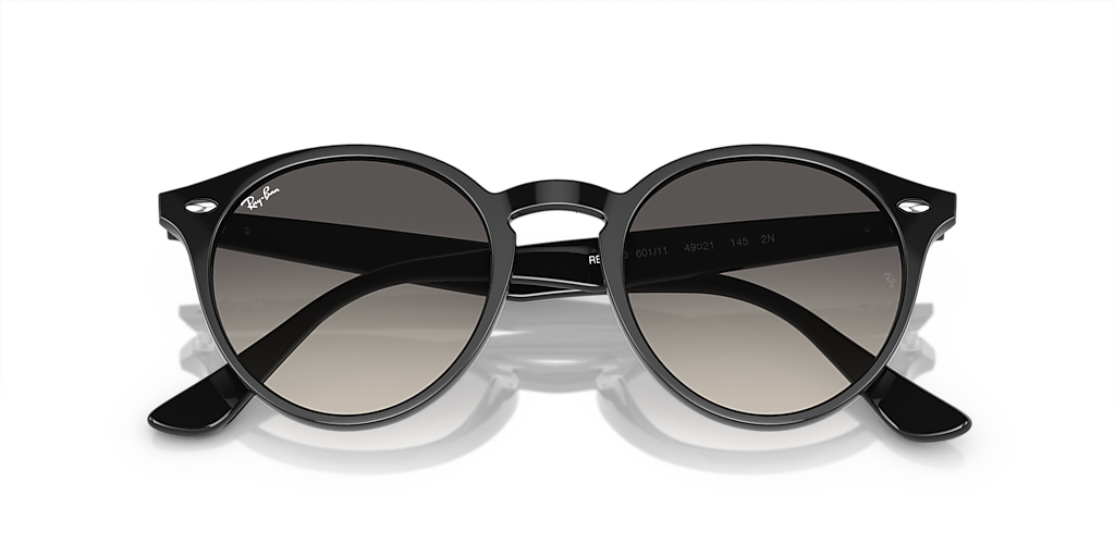 Ray-Ban RB2180 L (51 - 21) with Grey lenses and Black frame