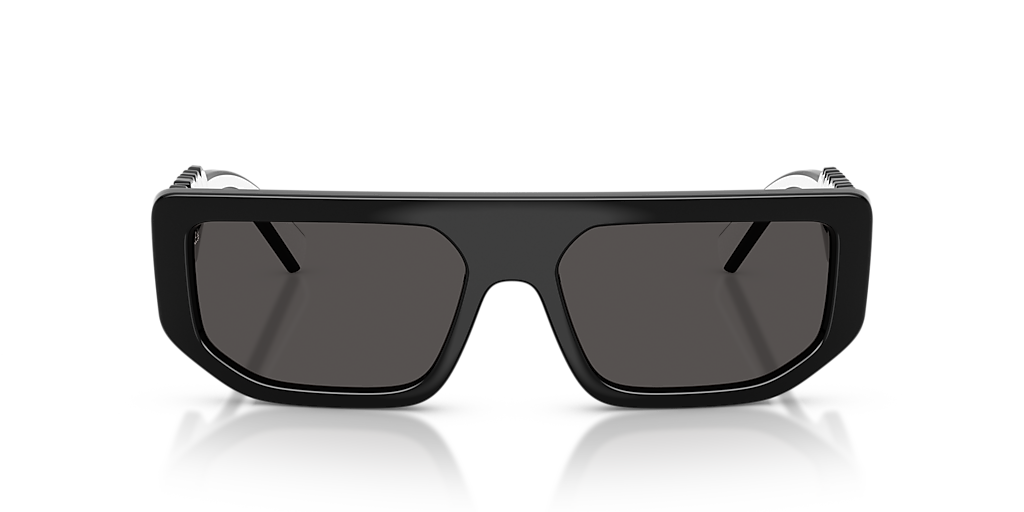 Dolce&Gabbana DG6203 M (56 - 16) with Grey lenses and Black frame