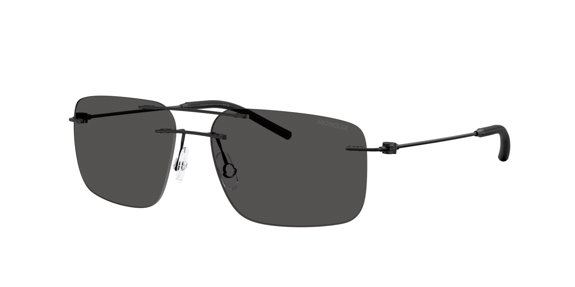 Moncler Doppler M (56 - 15) with Grey lenses and Black frame
