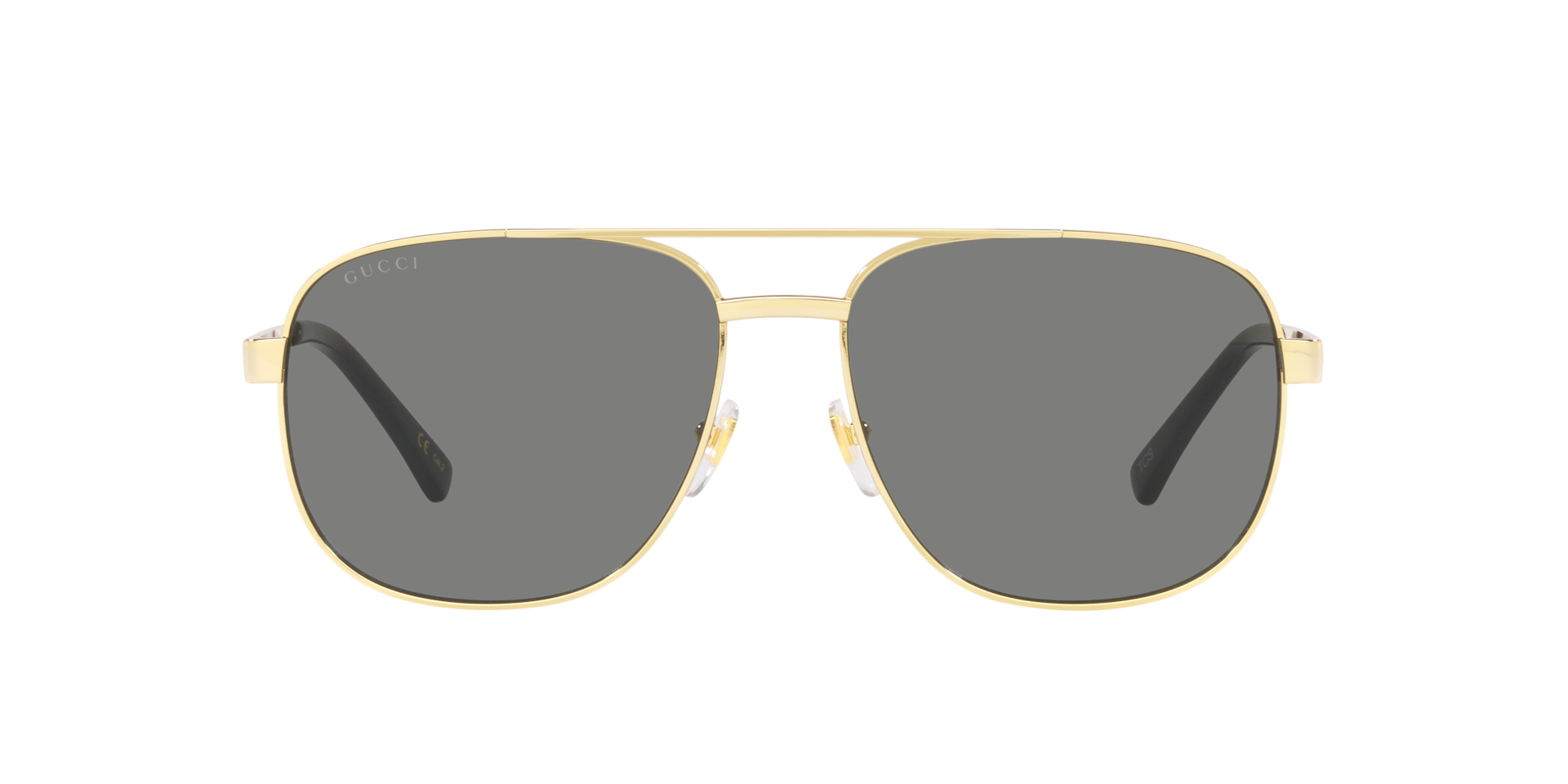 Gucci GG1223S XL (60 - 16) with Grey lenses and Gold frame