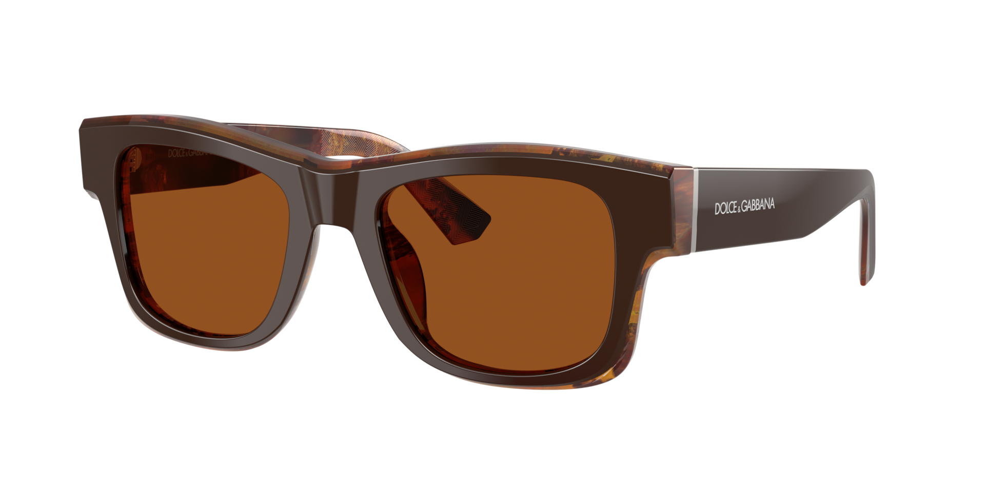 Dolce&Gabbana Man Sunglass DG4515 -  Frame color: Top Brown/Pearl Gold/Brown, Lens color: Dark Brown