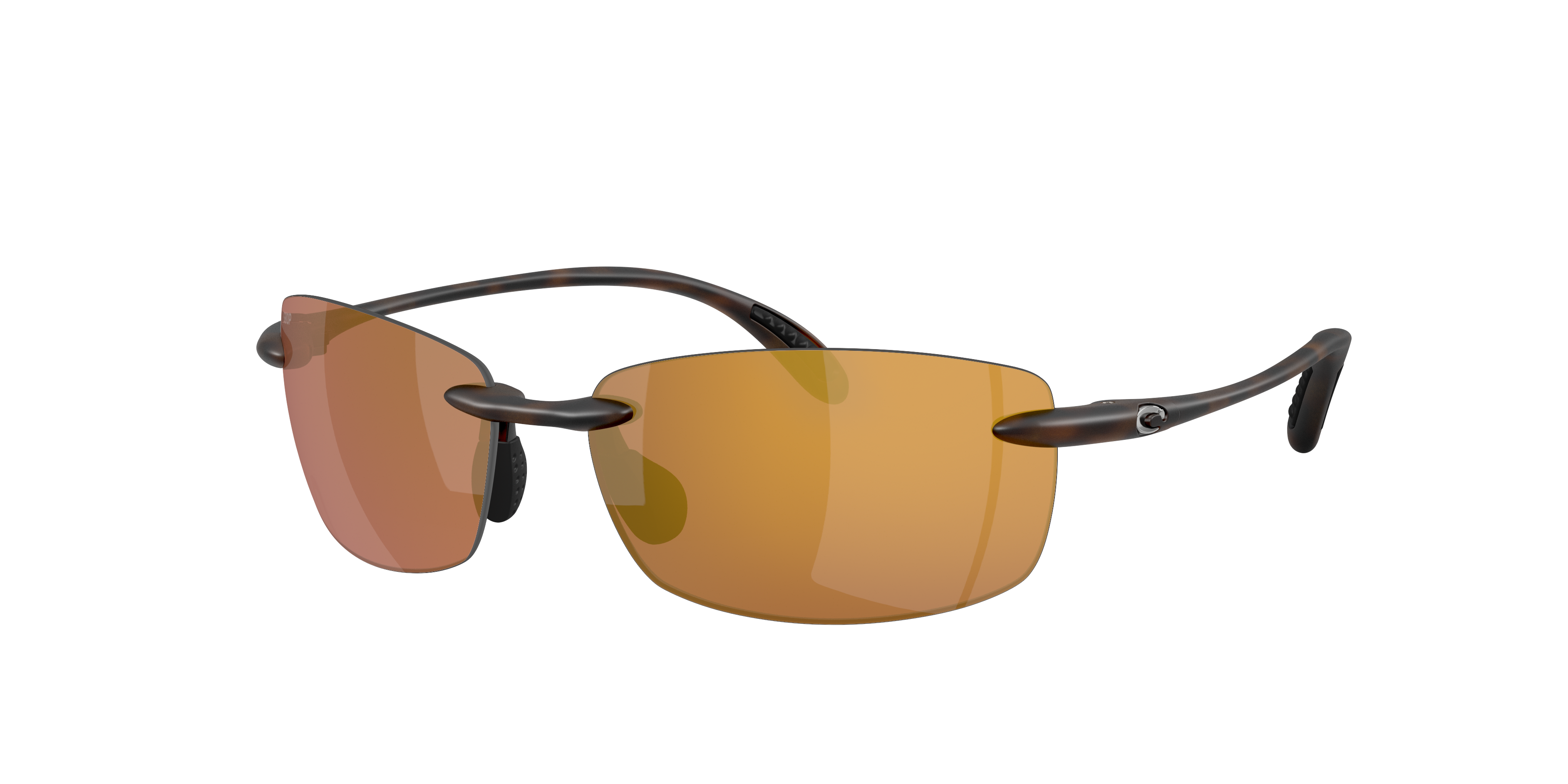 Costa Man Sunglass Ballast -  Frame color: Matte Tortoise, Lens color: Gold Mirror