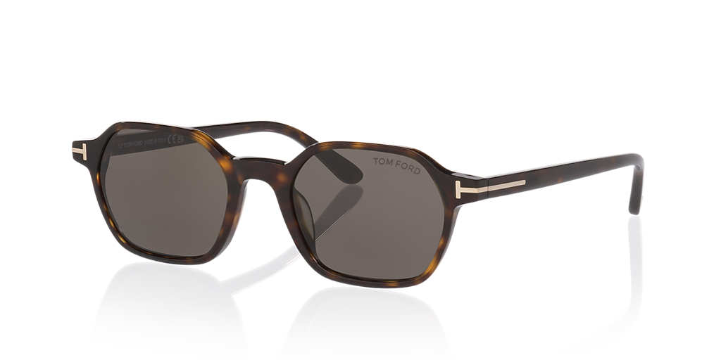 Tom Ford Joey-02 XXL (51 - 20) with Grey lenses and Tortoise frame