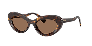 Swarovski SK6003 XL (57 - 16) with Grey lenses and Brown frame
