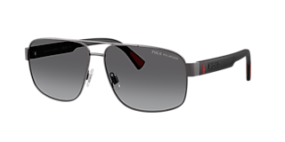 Polo Ralph Lauren PH3156 XXL (62 - 14) with Grey lenses and Black