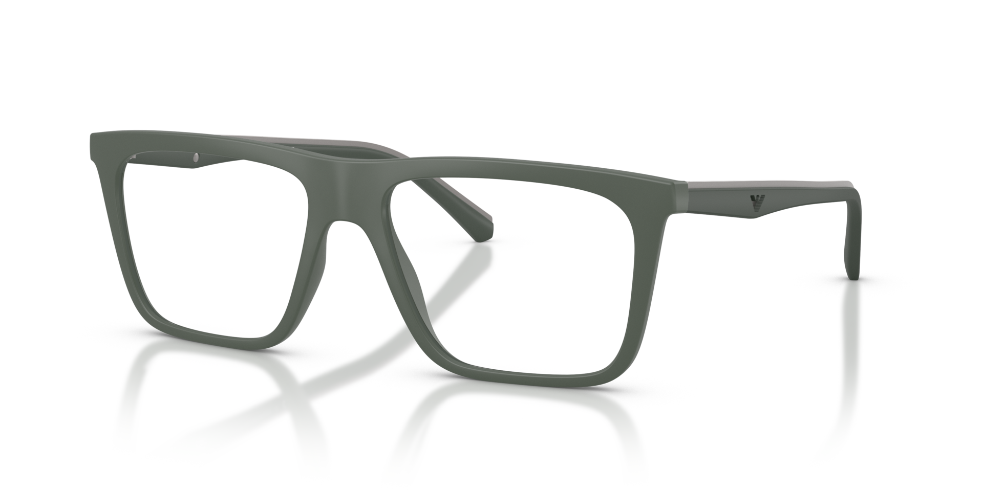 Emporio Armani Man Sunglass EA4258 -  Frame color: Matte Green, Lens color: Clear