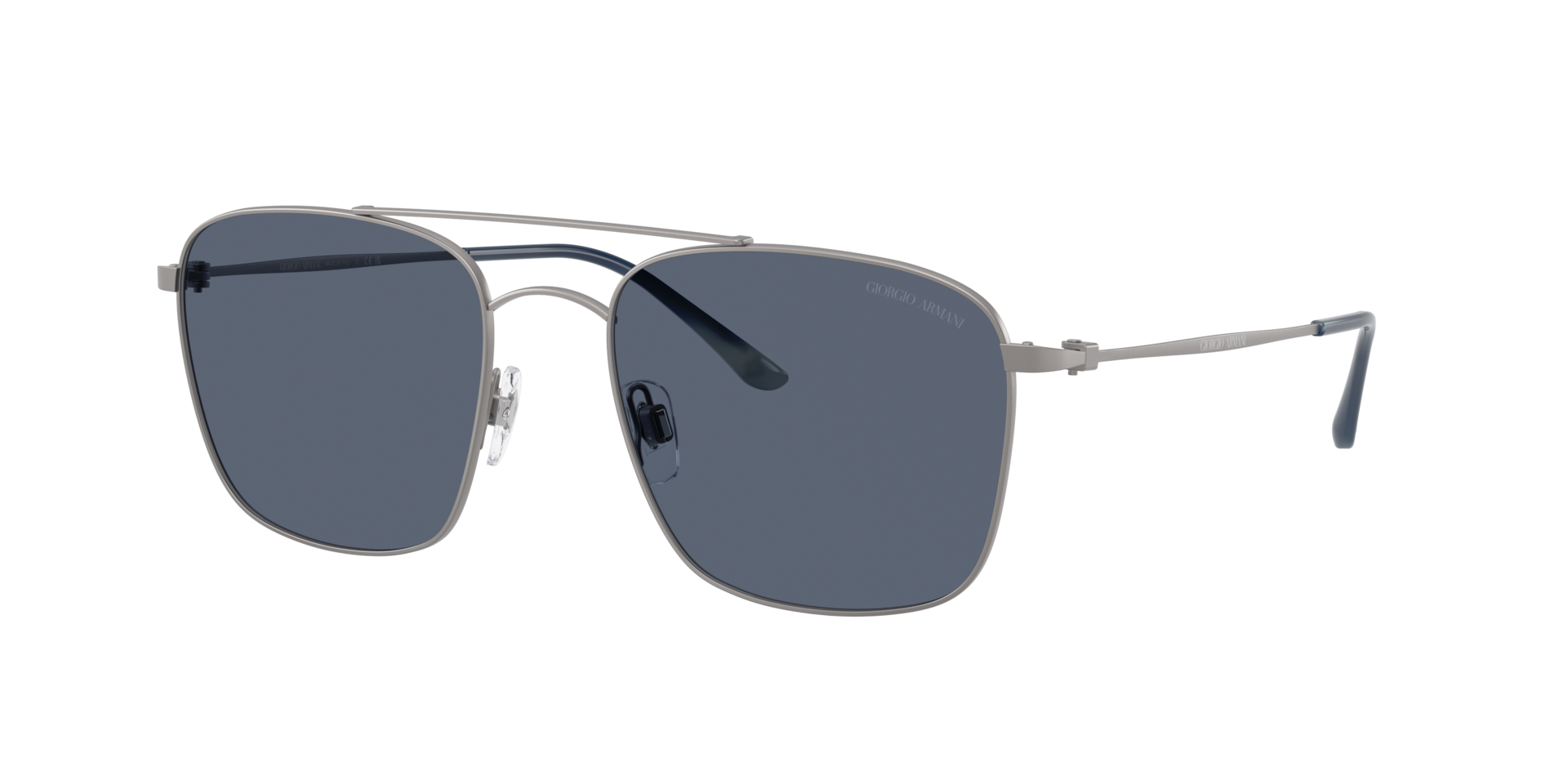 Giorgio Armani Mann Sunglass AR6080 - Rahmenfarbe: Gunmetal, Linsenfarbe: Grau