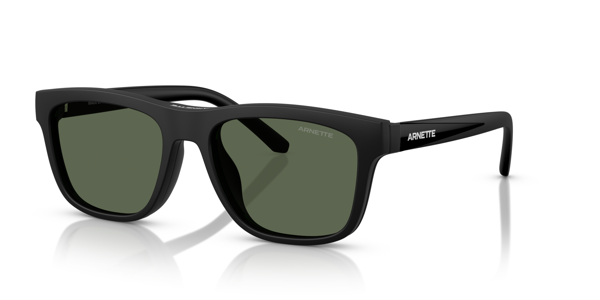 Arnette Turbine L (54 - 18) with Transparent lenses and Black frame ...