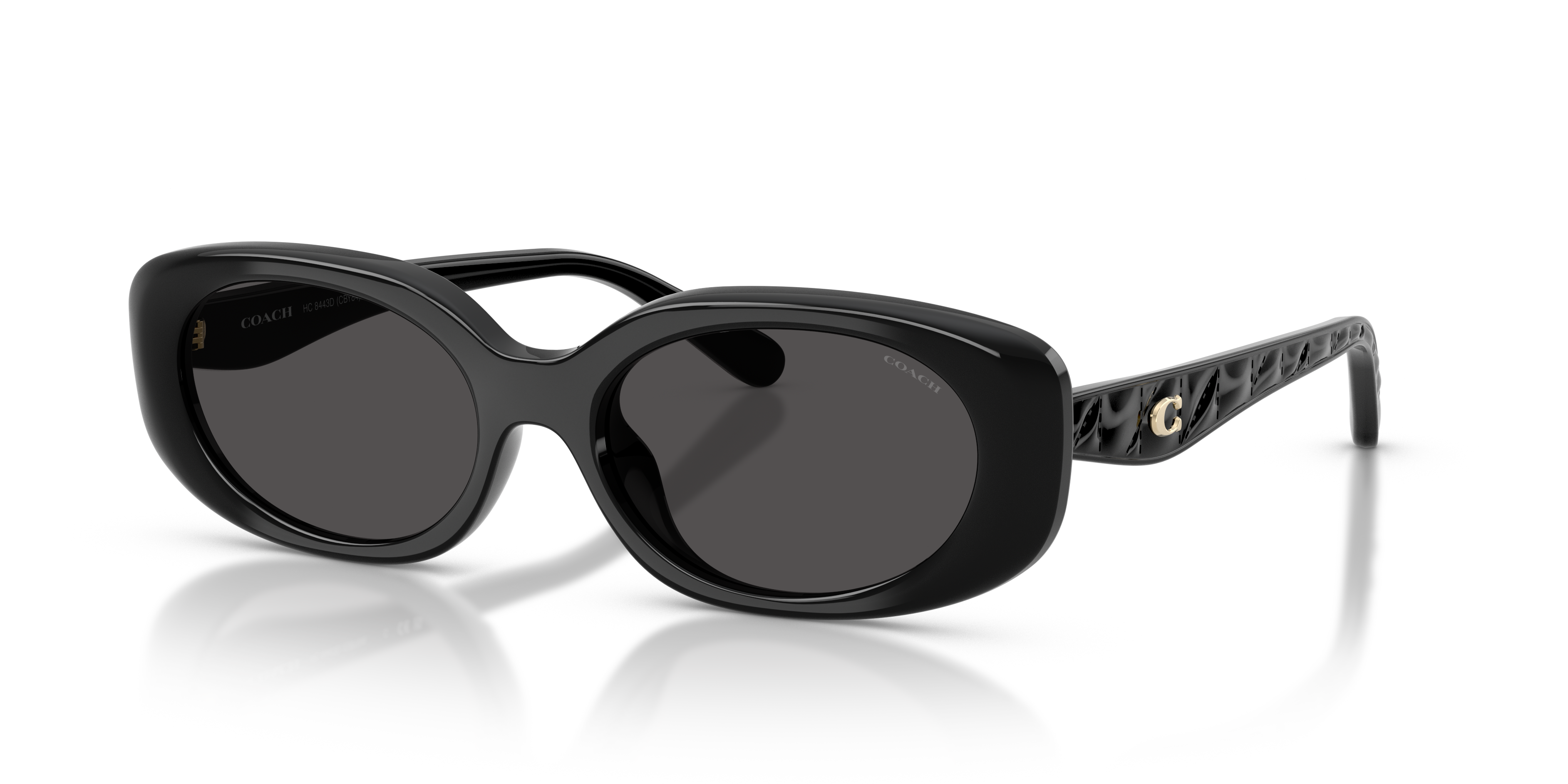 Coach CBY84 M (54 - 17) with Grey lenses and Black frame