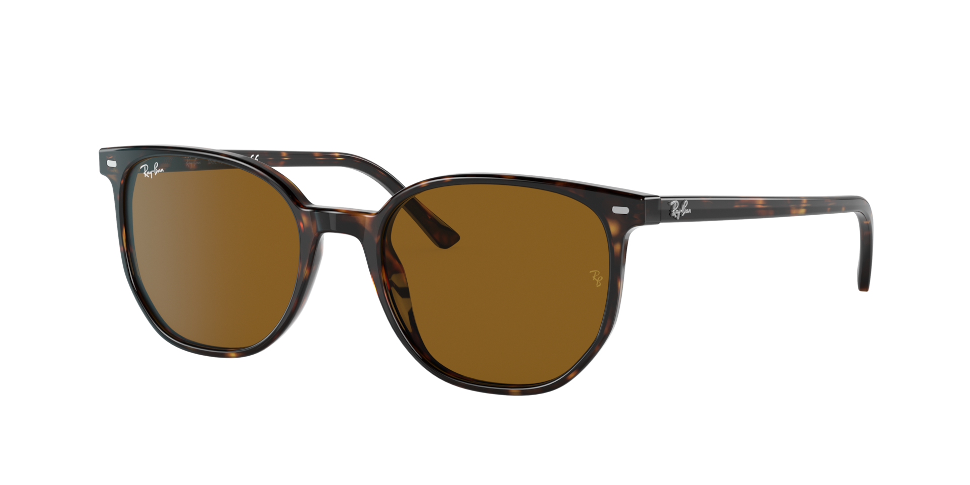 Ray-Ban Unisex Sunglass Elliot -  Framekleur: Havana, Lenskleur: Bruin