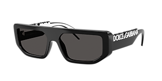 Dolce&Gabbana DG6187 M (53 - 20) with Grey lenses and Black frame