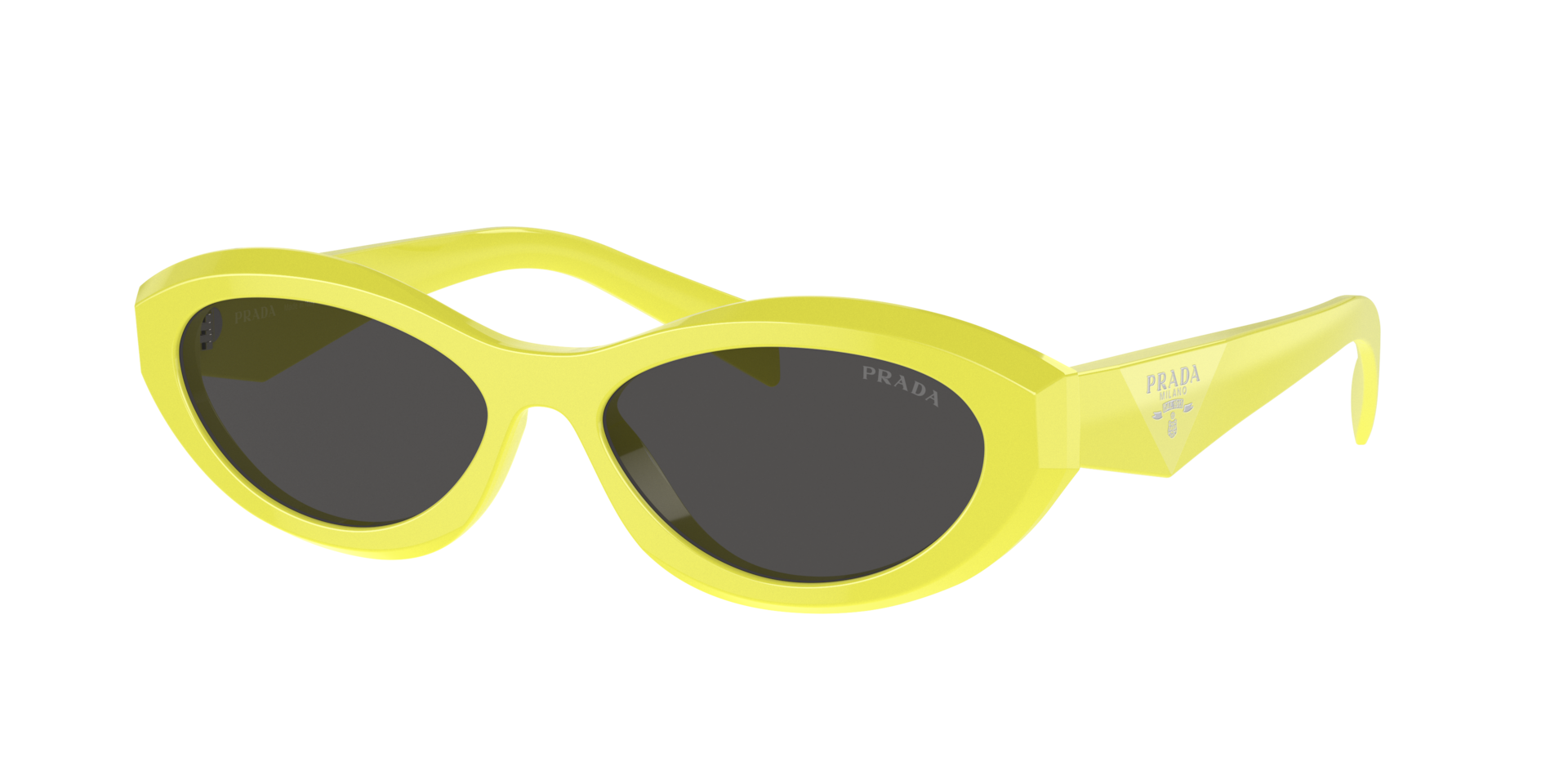 Prada PR 26ZS M (55 - 16) with Grey lenses and Brown frame