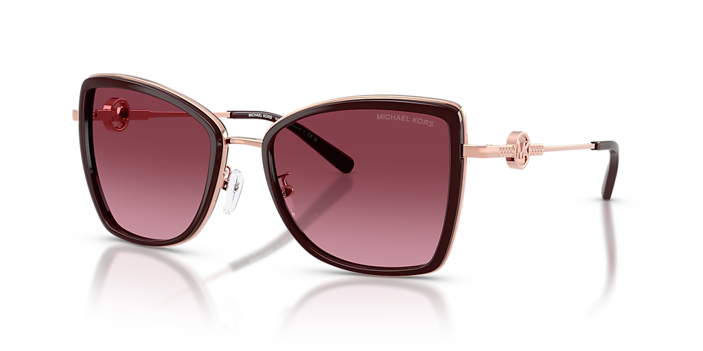 Michael Kors Corsica XL (55 - 18) with Red lenses and Gold frame